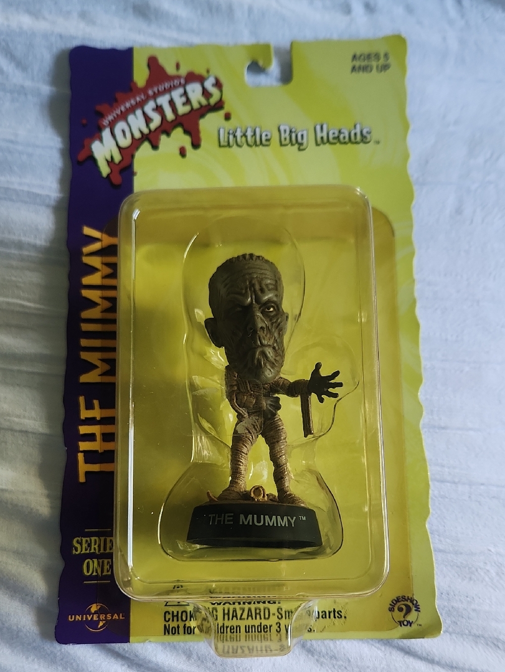 Mint Universal Little Big Heads The Mummy Figure New In Package
